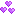 ハート×３（紫）